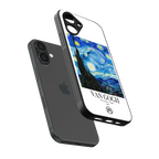 van gogh starry night back phone cover | glass case for iphone 16