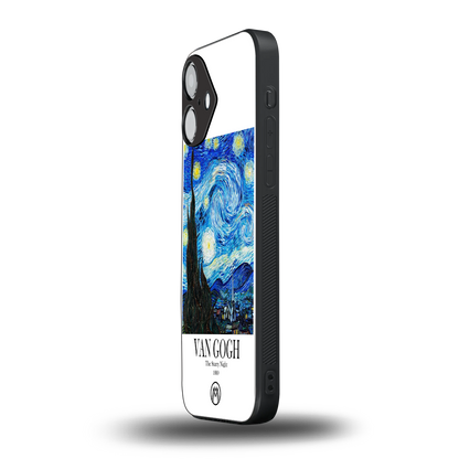 van gogh starry night back phone cover | glass case for iphone 16