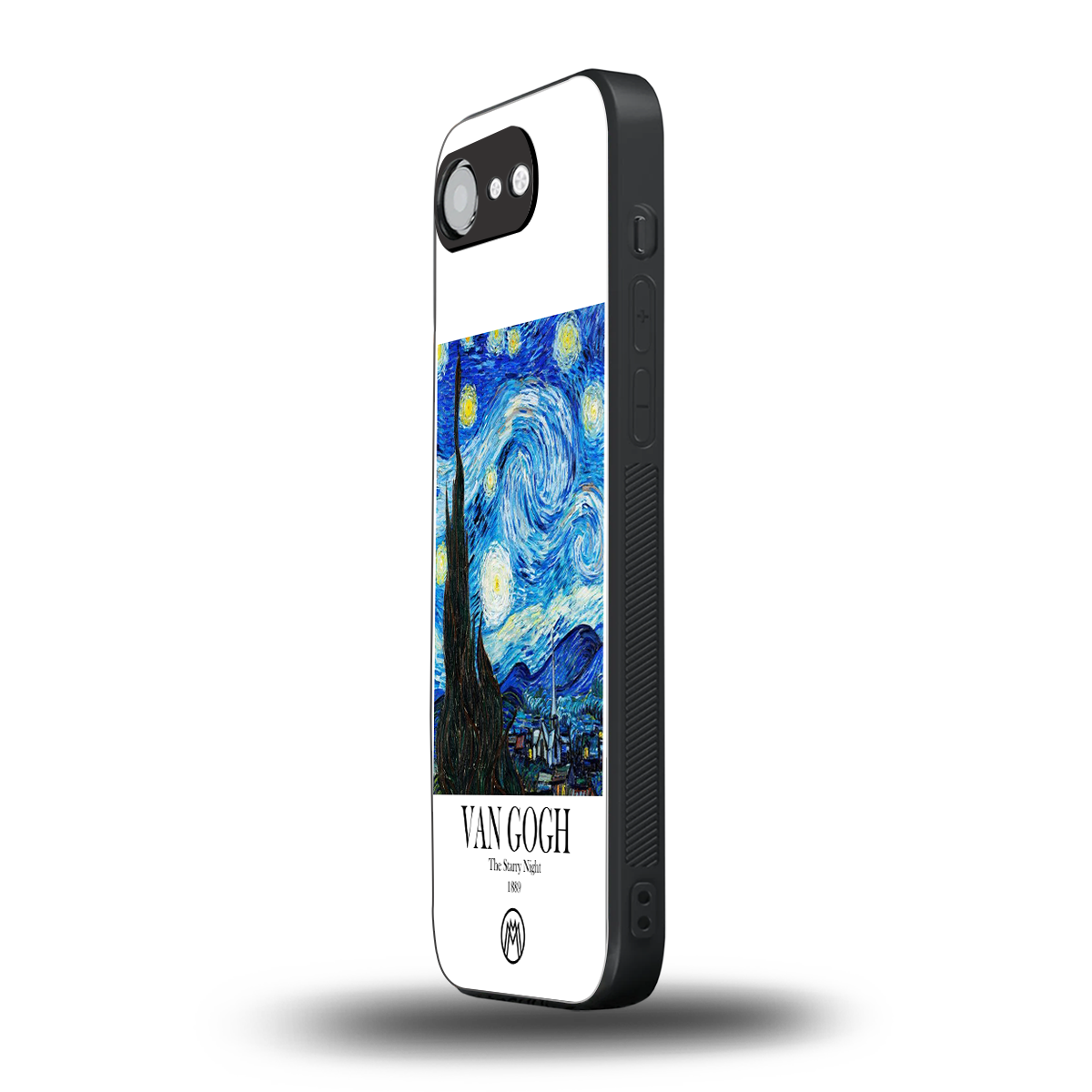 van gogh starry night back phone cover | glass case for iphone 16e