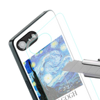 van gogh starry night back phone cover | glass case for iphone 16e