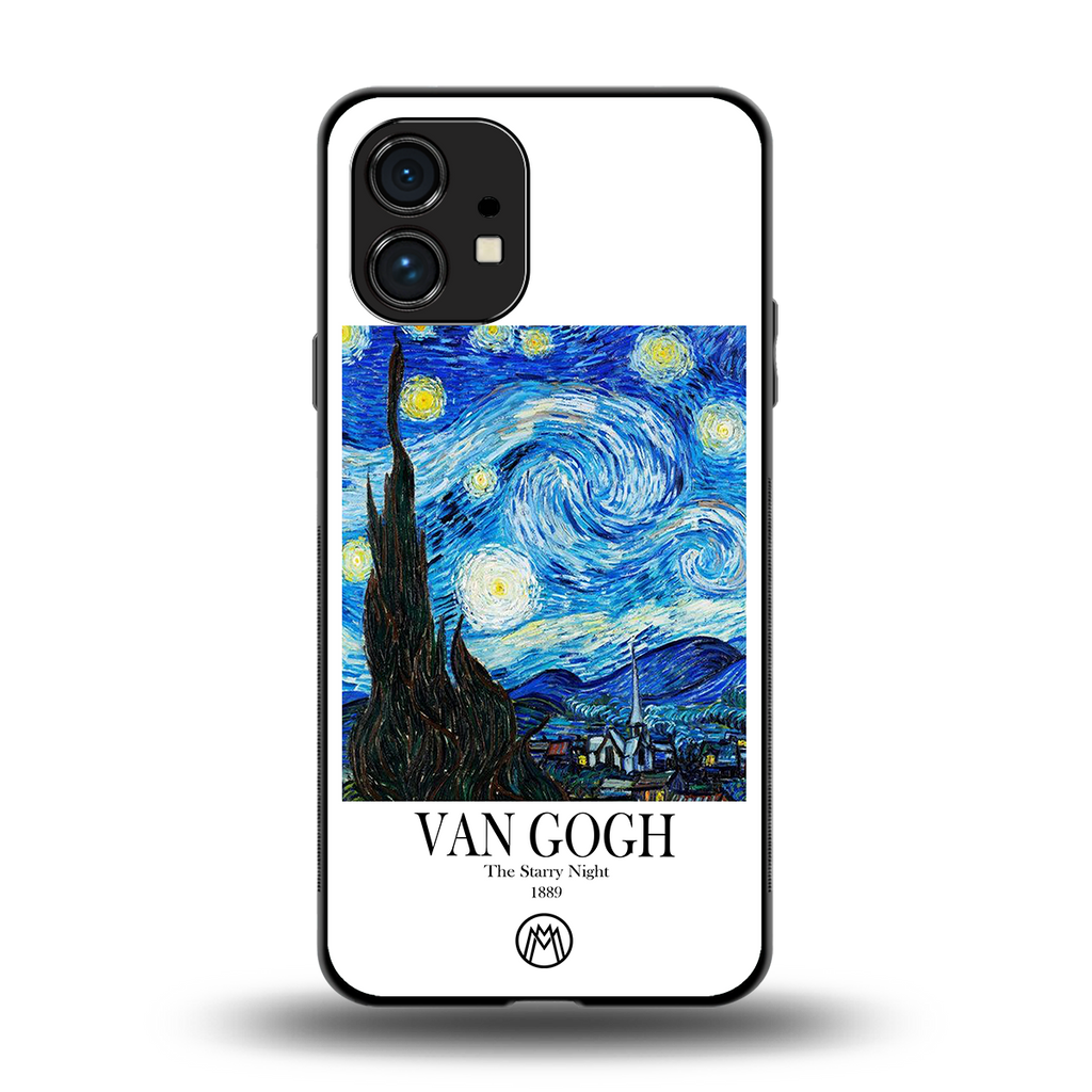 van gogh starry night back phone cover | glass case for nothing phone 1