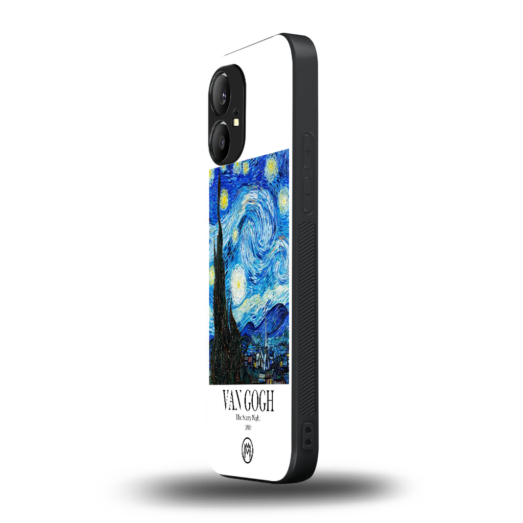 van gogh starry night back phone cover | glass case for nothing phone 1