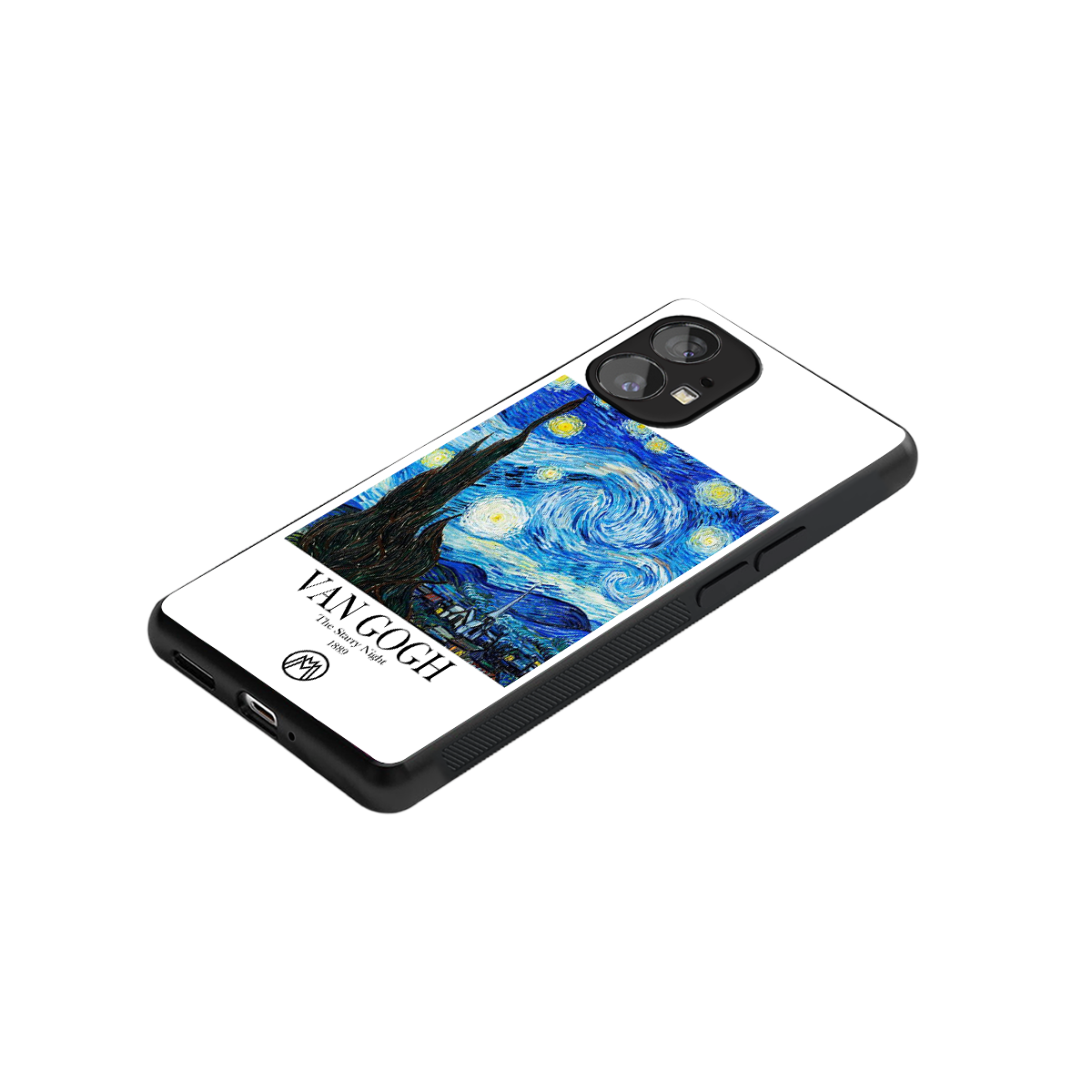 van gogh starry night back phone cover | glass case for nothing phone 1