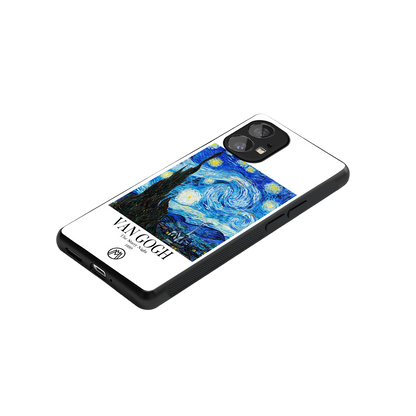 van gogh starry night back phone cover | glass case for nothing phone 1