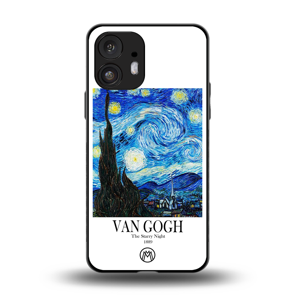 van gogh starry night back phone cover | glass case for nothing phone 2