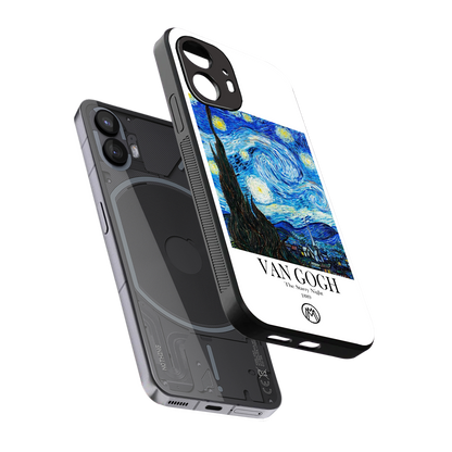 van gogh starry night back phone cover | glass case for nothing phone 2