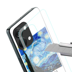 van gogh starry night back phone cover | glass case for oneplus nord 3