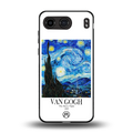 van gogh starry night back phone cover | glass case for oneplus nord 4