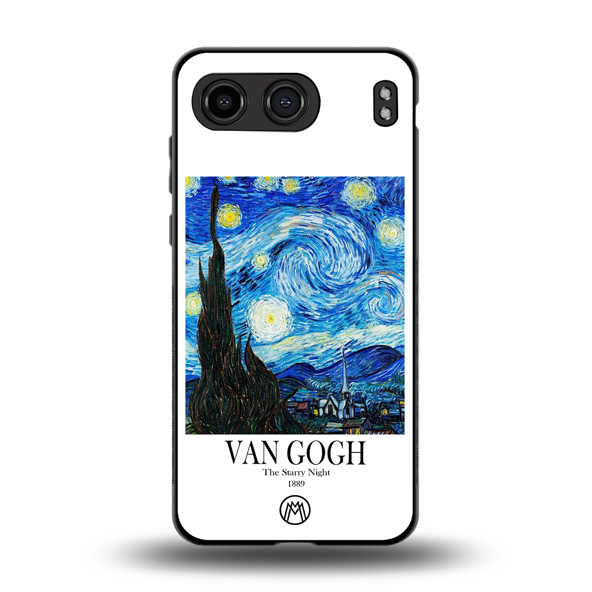 van gogh starry night back phone cover | glass case for oneplus nord 4