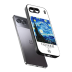 van gogh starry night back phone cover | glass case for oneplus nord 4