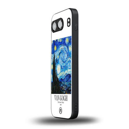 van gogh starry night back phone cover | glass case for oneplus nord 4