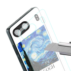 van gogh starry night back phone cover | glass case for oneplus nord 4