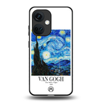 van gogh starry night back phone cover | glass case for oneplus nord ce 3