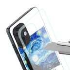van gogh starry night back phone cover | glass case for oneplus nord ce 3