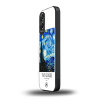 van gogh starry night back phone cover | glass case for oneplus nord ce 4 lite