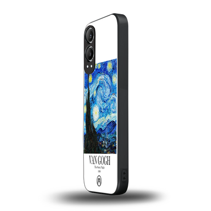 van gogh starry night back phone cover | glass case for oneplus nord ce 4 lite