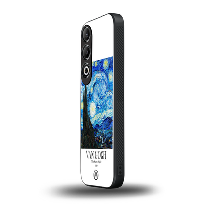 van gogh starry night back phone cover | glass case for oneplus nord ce 4