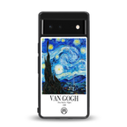 van gogh starry night back phone cover | glass case for google pixel 6