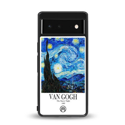 van gogh starry night back phone cover | glass case for Google Pixel 6A