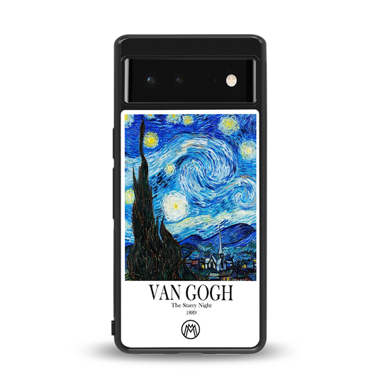 van gogh starry night back phone cover | glass case for Google Pixel 6A