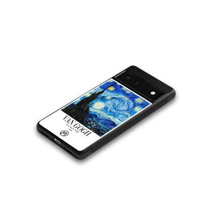 van gogh starry night back phone cover | glass case for Google Pixel 6A