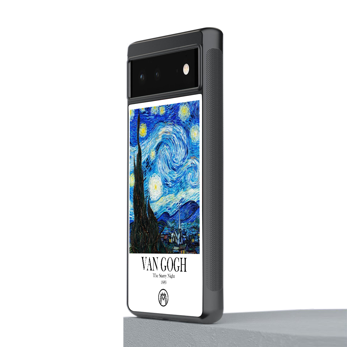 van gogh starry night back phone cover | glass case for google pixel 6