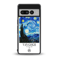 van gogh starry night back phone cover | glass case for google pixel 7 pro