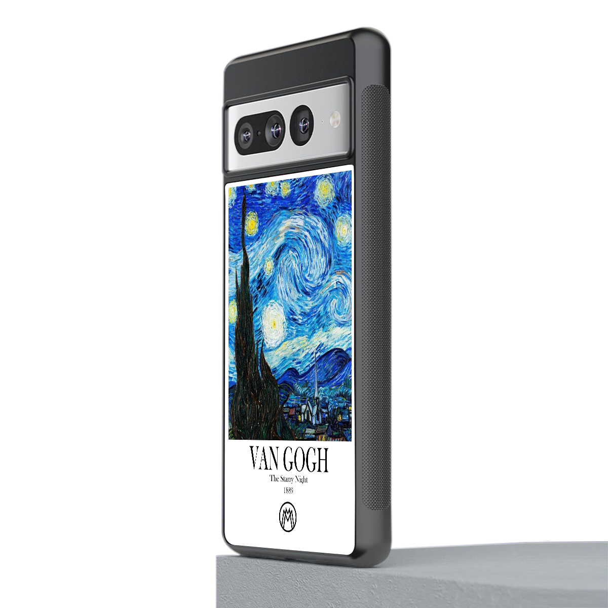 van gogh starry night back phone cover | glass case for google pixel 7 pro