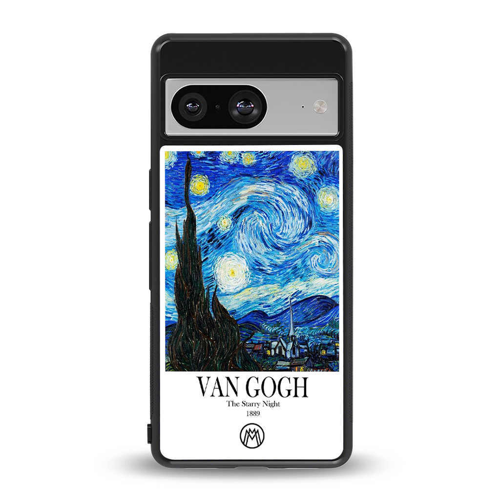 van gogh starry night back phone cover | glass case for Google Pixel 8