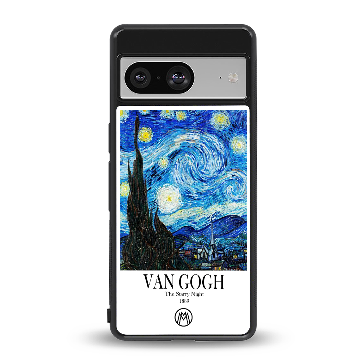 van gogh starry night back phone cover | glass case for Google Pixel 8