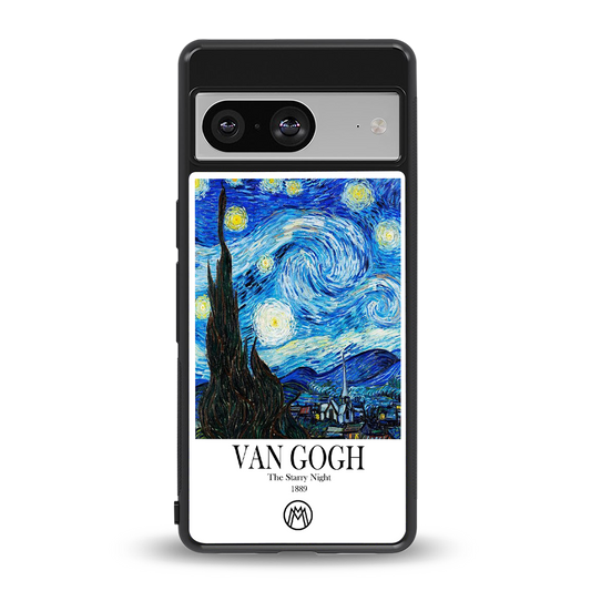 van gogh starry night back phone cover | glass case for Google Pixel 8