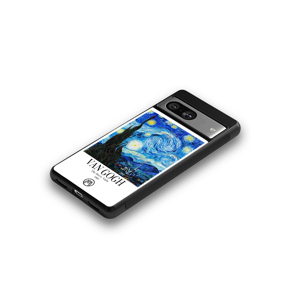 van gogh starry night back phone cover | glass case for Google Pixel 8