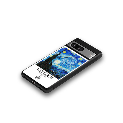 van gogh starry night back phone cover | glass case for Google Pixel 8