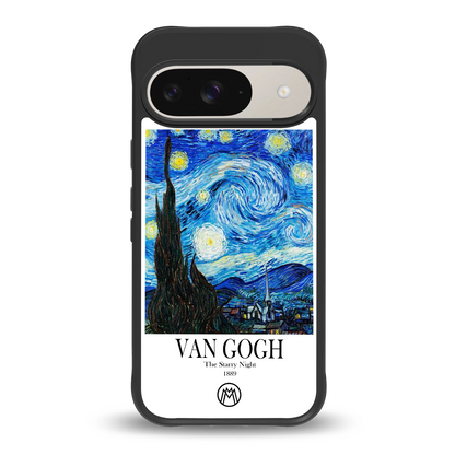 van gogh starry night back phone cover | glass case for google pixel 9