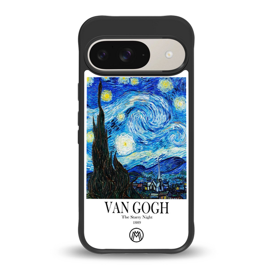 van gogh starry night back phone cover | glass case for google pixel 9