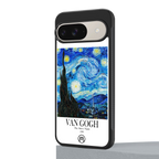 van gogh starry night back phone cover | glass case for google pixel 9