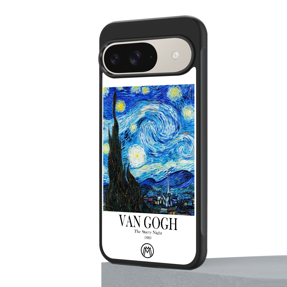 van gogh starry night back phone cover | glass case for google pixel 9