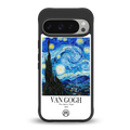 van gogh starry night back phone cover | glass case for google pixel 9 pro