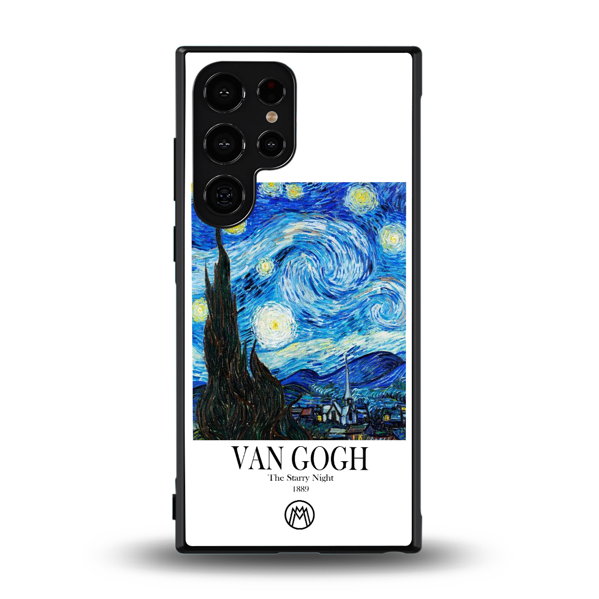 van gogh starry night back phone cover | glass case for samsung galaxy s24 ultra
