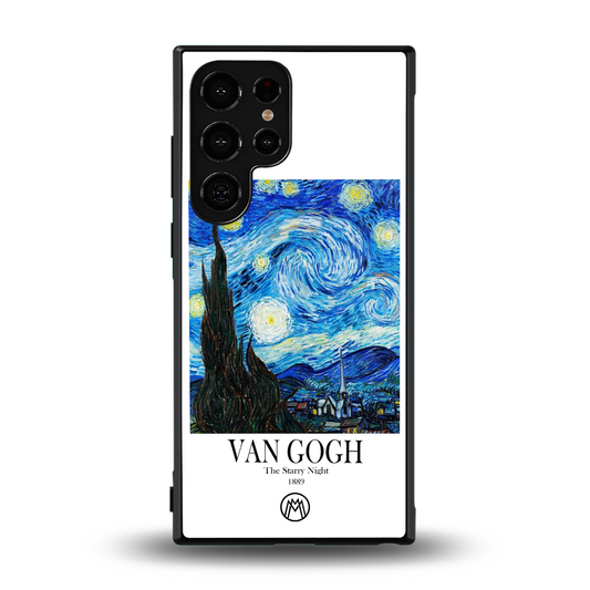 van gogh starry night back phone cover | glass case for samsung galaxy s24 ultra