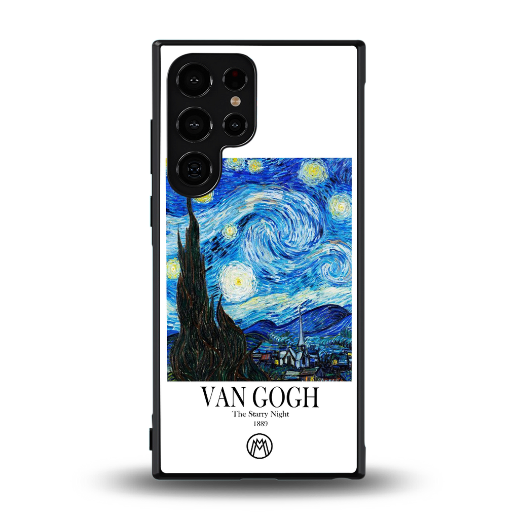van gogh starry night back phone cover | glass case for samsung galaxy s23 ultra