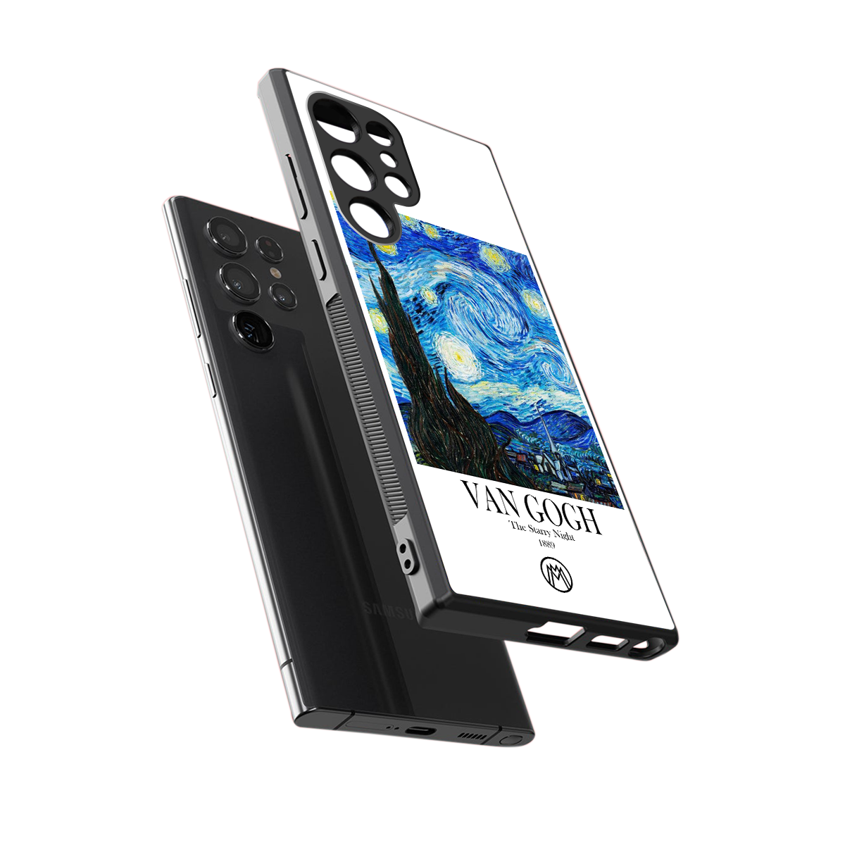 van gogh starry night back phone cover | glass case for samsung galaxy s23 ultra