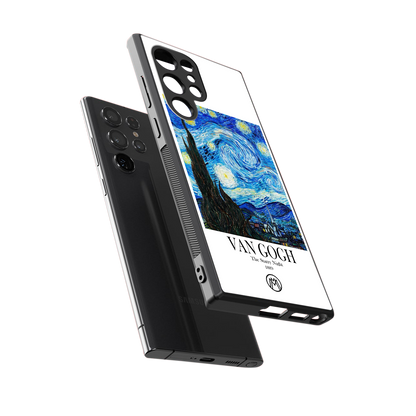 van gogh starry night back phone cover | glass case for samsung galaxy s23 ultra