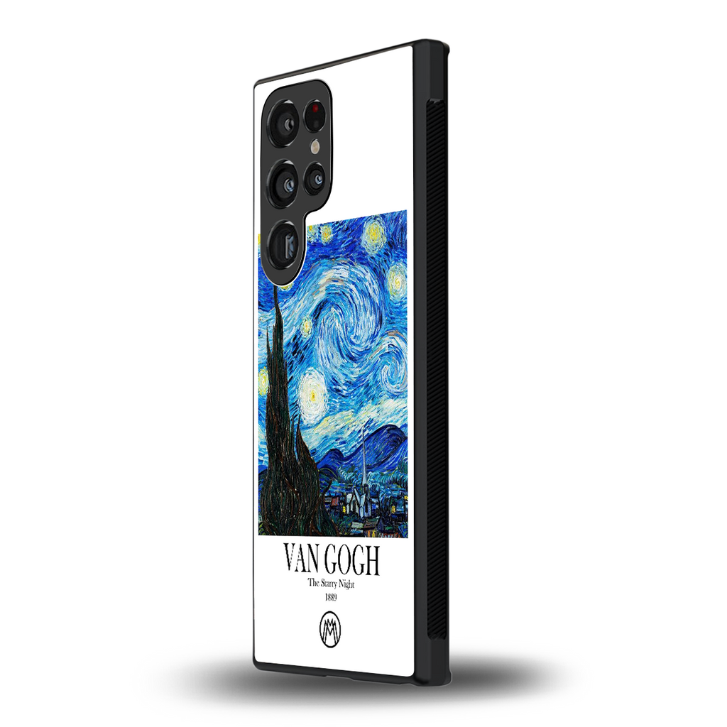 van gogh starry night back phone cover | glass case for samsung galaxy s23 ultra