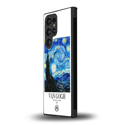 van gogh starry night back phone cover | glass case for samsung galaxy s23 ultra