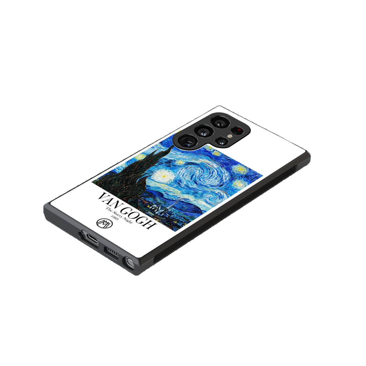 van gogh starry night back phone cover | glass case for samsung galaxy s24 ultra