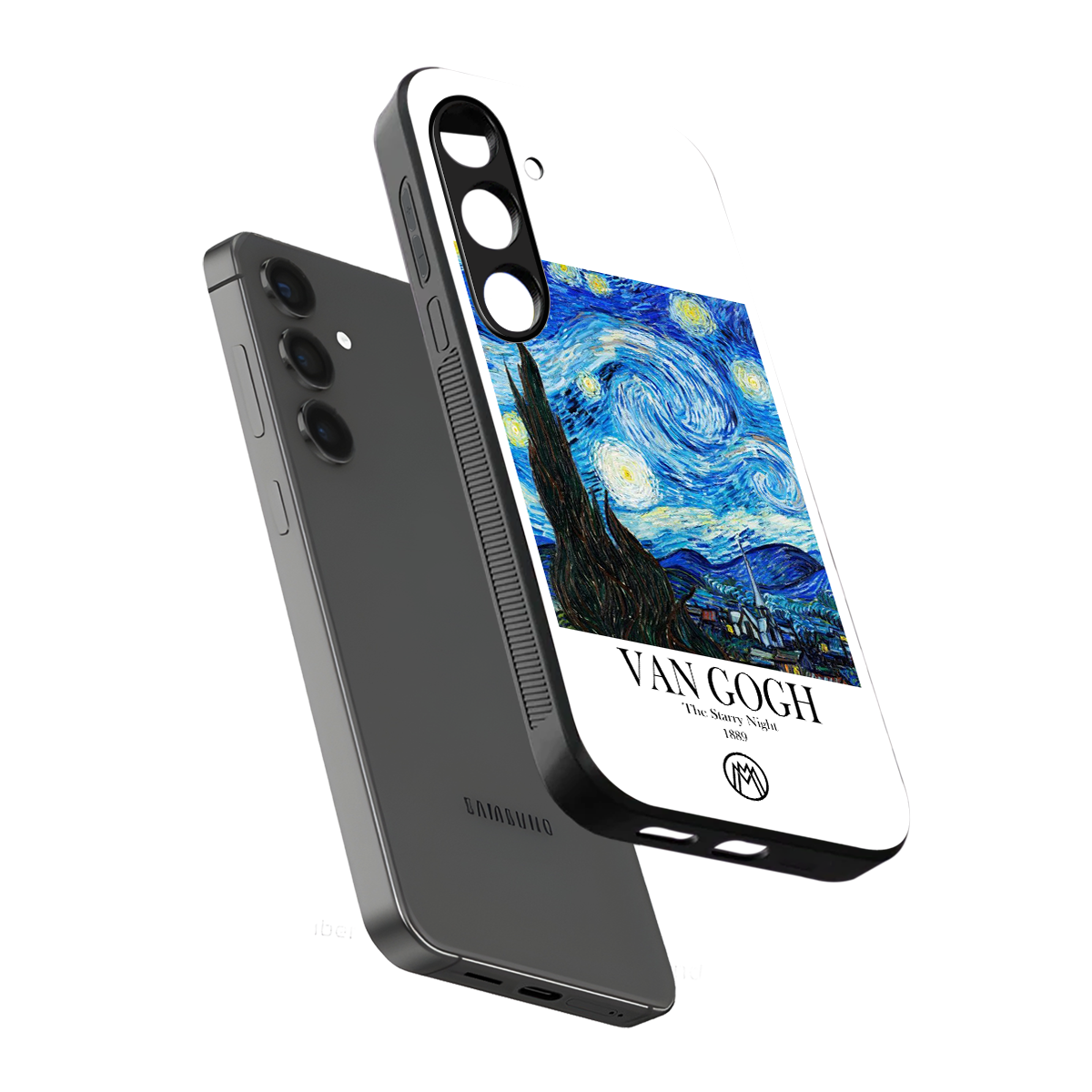 van gogh starry night back phone cover | glass case for samsung galaxy s24 plus