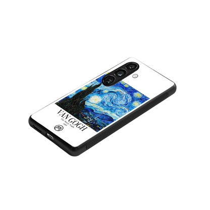 van gogh starry night back phone cover | glass case for samsung galaxy s23