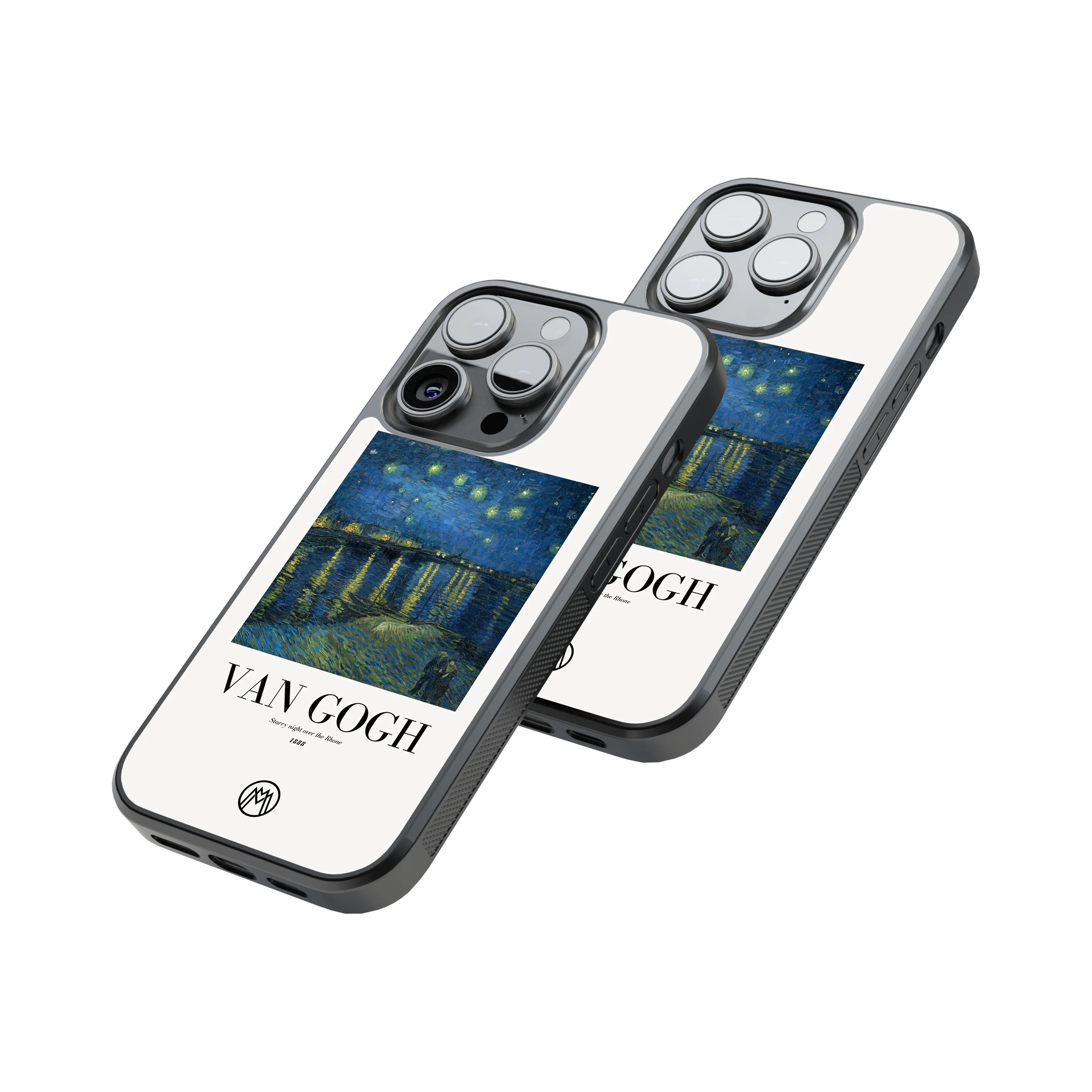 Protective Glass Back Phone Case Compatible with iPhone, Samsung, OnePlus, Pixel & More