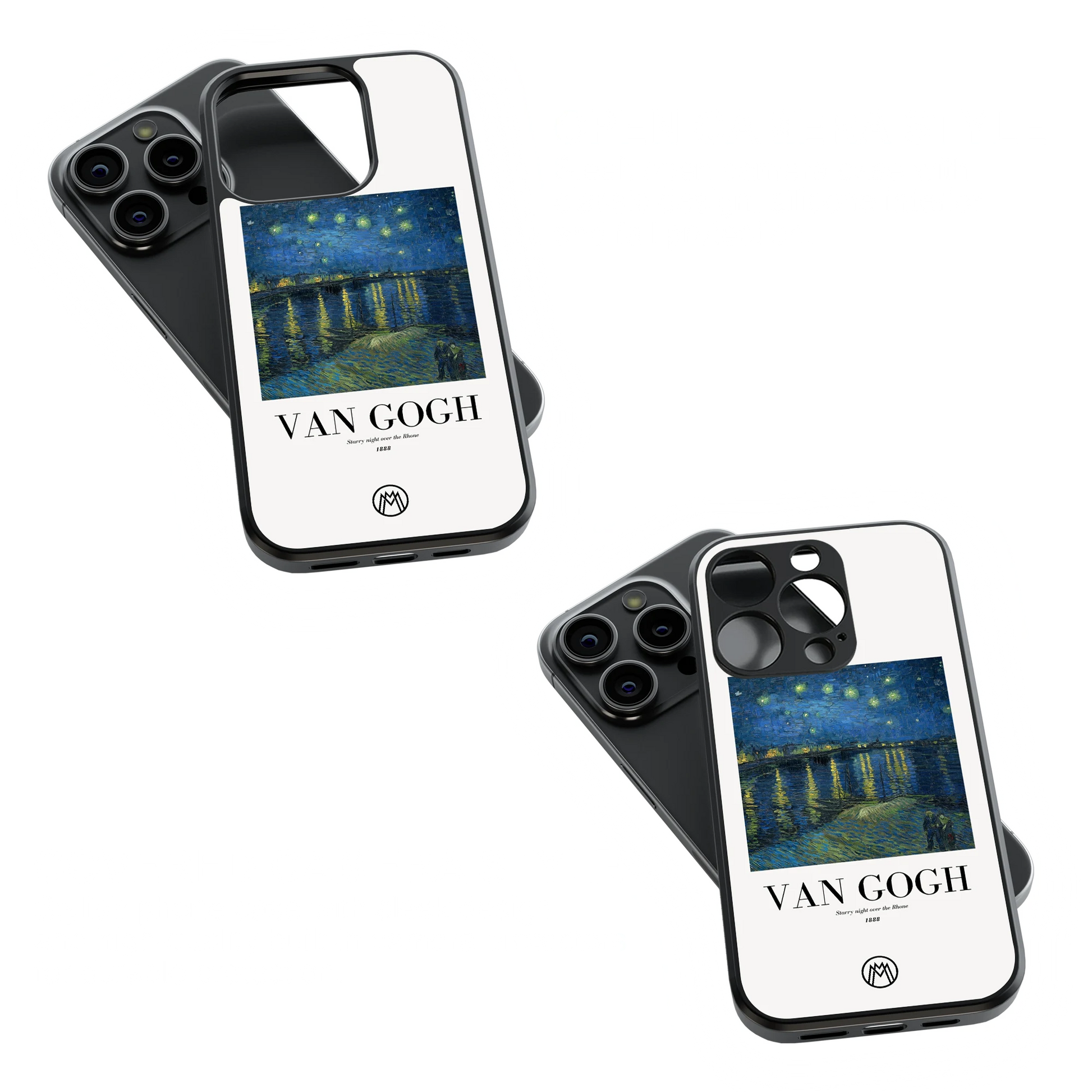 Trendy Glass Back Mobile Case for iPhone, Samsung, Redmi, OnePlus, Google Pixel, Motorola